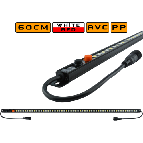 60cm White / Red LED Bar